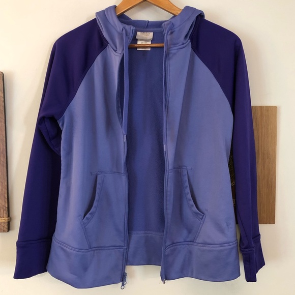 Danskin Now Purple Zip Up Hooded Jacket - Size Small - Picture 6 of 12